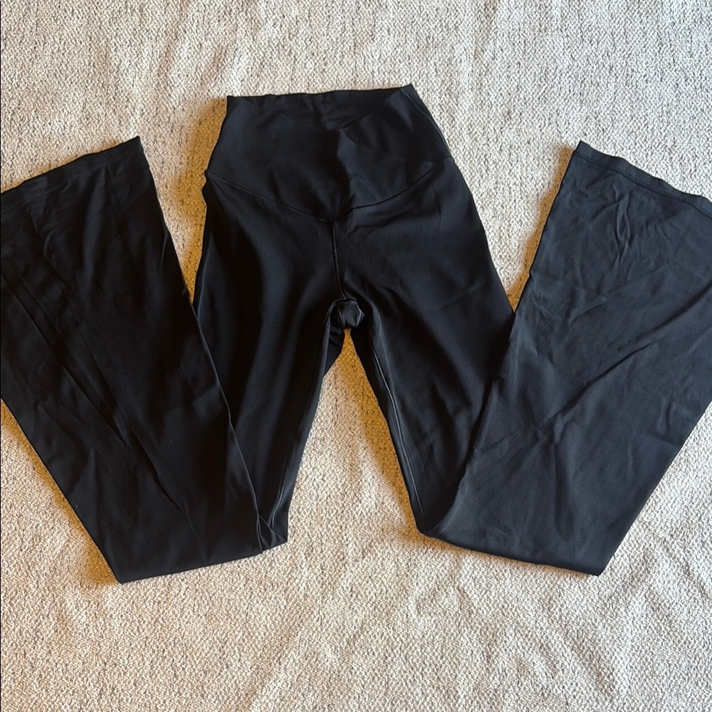 Aerie Offline Black Flare Leggings